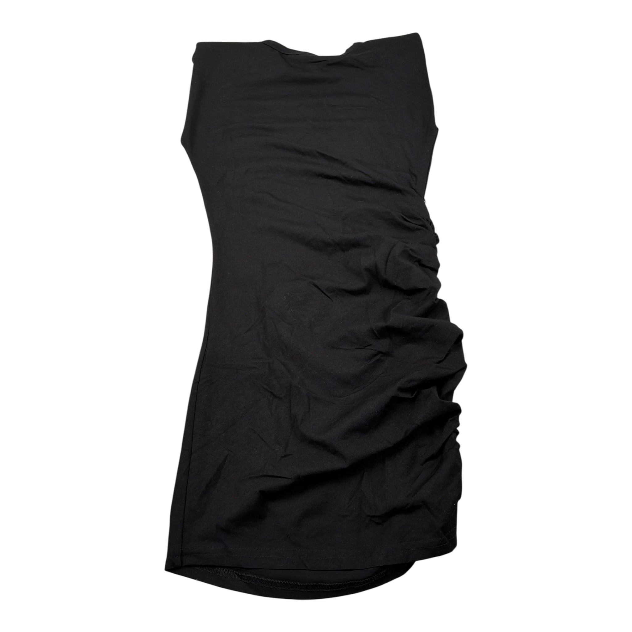 J'Aime' Abito tinta unita con Arriccio Nero per Bambina 5166G NERO J'AIME' 