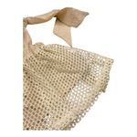 Janice Top Tinta Unita Traforato per Bambina JN818B BEIGE JANICE 