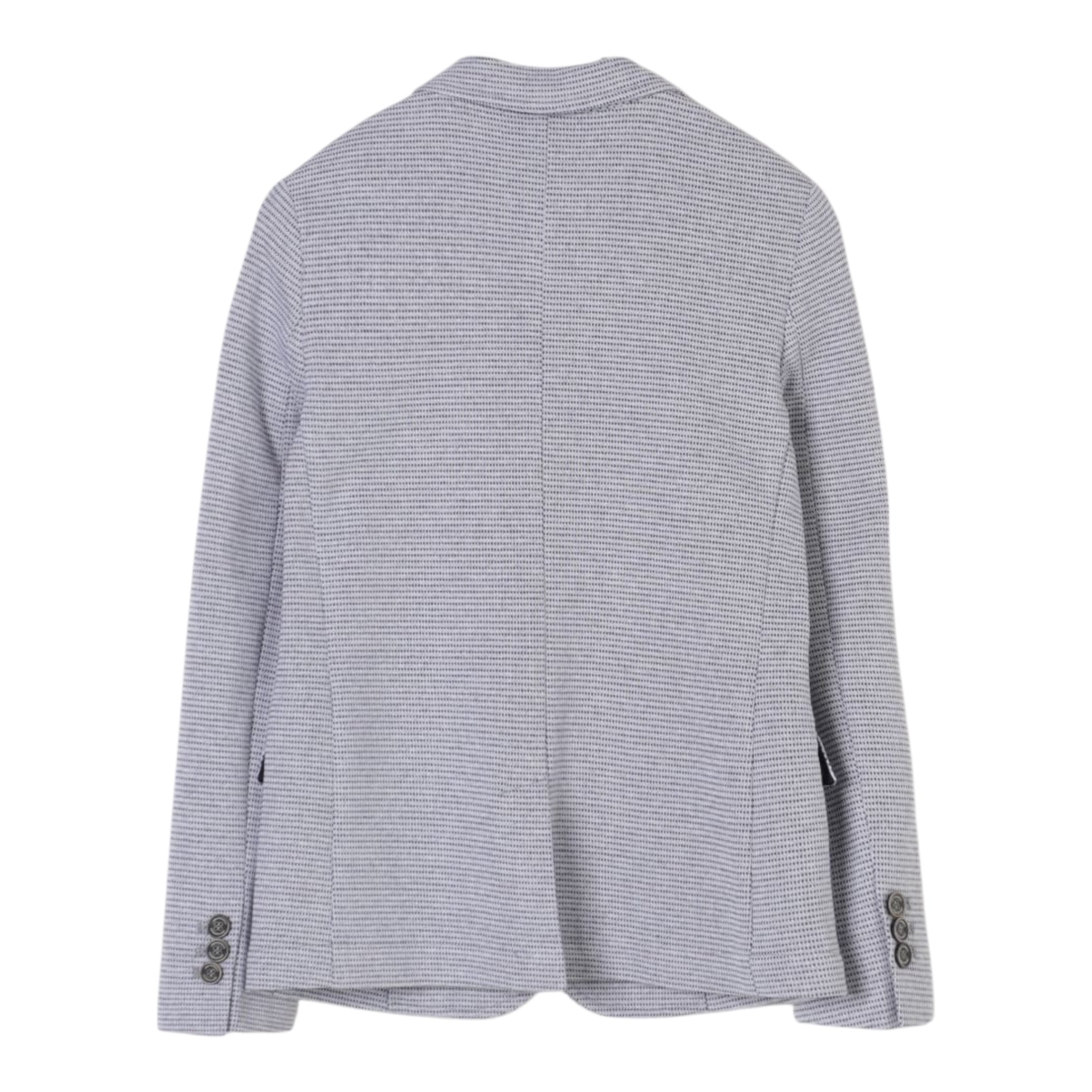 Jeckerson Giacca Tinta Unita con Microfantasia per Bambino 108JJMJS25 GRIGIO JECKERSON 