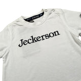 Jeckerson T-Shirt Girocollo tinta unita con Stampa Bianco per Neonato JN3459 BIANCO JECKERSON 