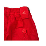 Jeckerson Bermuda Tinta Unita con Elastico In Vita per Bambino JN4021J ROSSO JECKERSON 