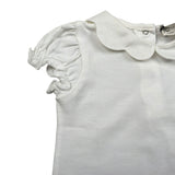 J.O. Milano Body Mezza Manica tinta unita Panna per Neonata 571X1 PANNA J.O. MILANO 