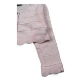 J.O. Milano Coprispalle Tinta Unita con Ricami per Neonata 573X1 ROSA J.O. MILANO 