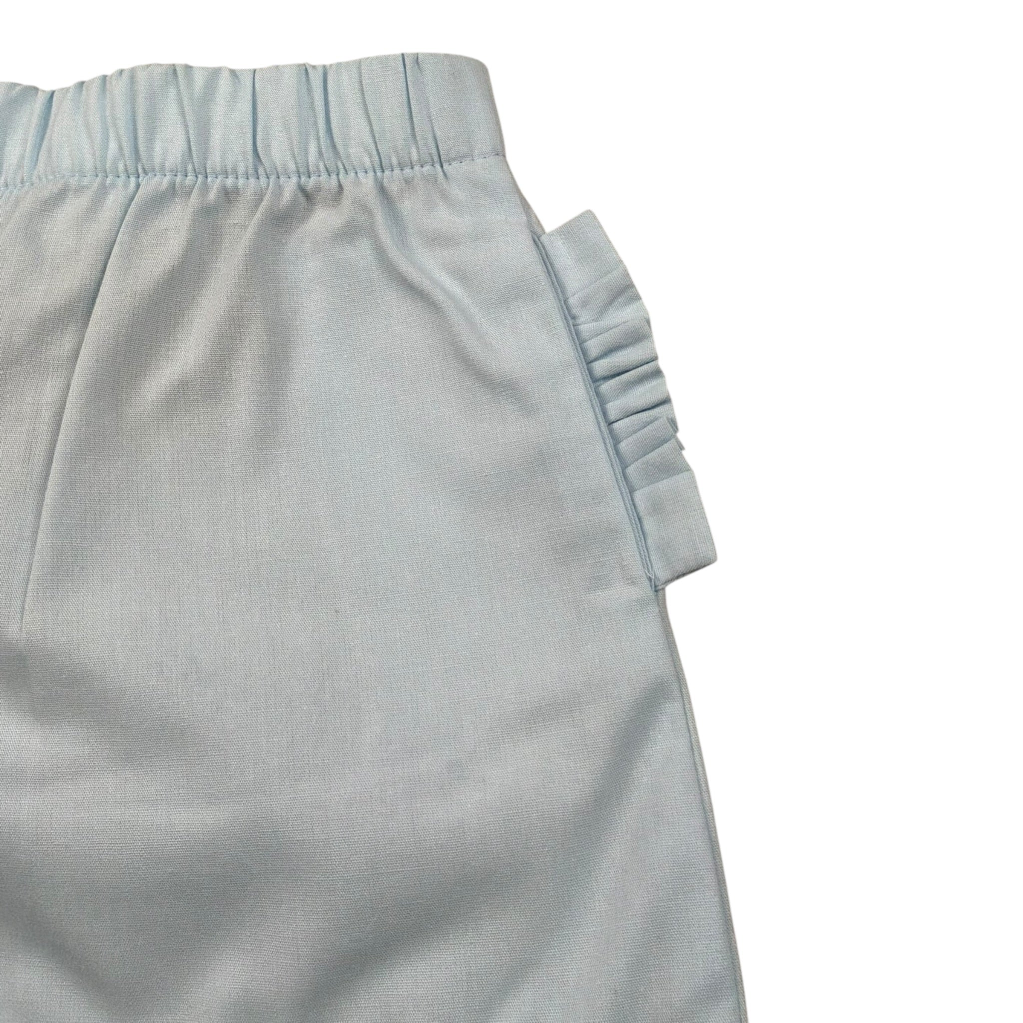 J.O. Milano Short tinta unita con Elastico In Vita Azzurro per Neonata 574H2 AZZURRO J.O. MILANO 