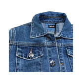 Just Cavalli Giubbino In Denim Tinta Unita per Bambino JBP26123GB BLU JUST CAVALLI 
