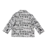 John Richmond Giacca Tinta Unita Logata per Bambino RBP24146GCHB BIANCO JOHN RICHMOND 