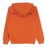 John Richmond Felpa Tinta Unita con Zip E Cappuccio per Bambino RBP25004FEJX ARANCIONE JOHN RICHMOND 