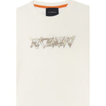 John Richmond T-Shirt Girocollo Tinta Unita con Stampa per Neonato RBP25074TS PANNA JOHN RICHMOND 