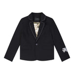 John Richmond Giacca Tinta Unita con Borchie per Bambino RBP25148GC NERO JOHN RICHMOND 