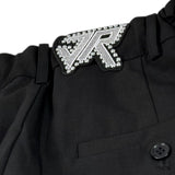 John Richmond Pantalone Tinta Unita con Borchie per Bambino RBP25172PA NERO JOHN RICHMOND 