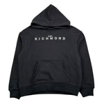 John Richmond Felpa Chiusa con Cappuccio Tinta Unita per Bambino RBP26003FE NERO JOHN RICHMOND 