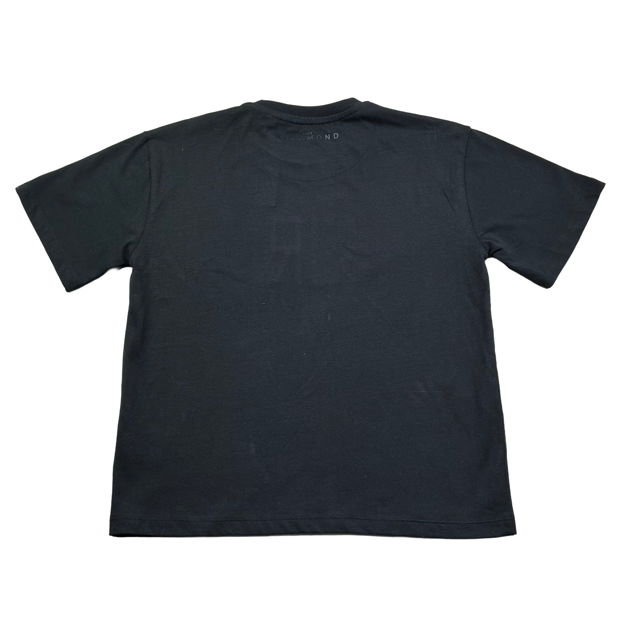 John Richmond T-Shirt Girocollo Tinta Unita con Stampa per Bambino RBP26006TS NERO JOHN RICHMOND 