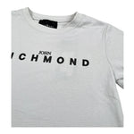 John Richmond T-Shirt Girocollo Tinta Unita con Logo per Bambino RBP26008TS GRIGIO JOHN RICHMOND 