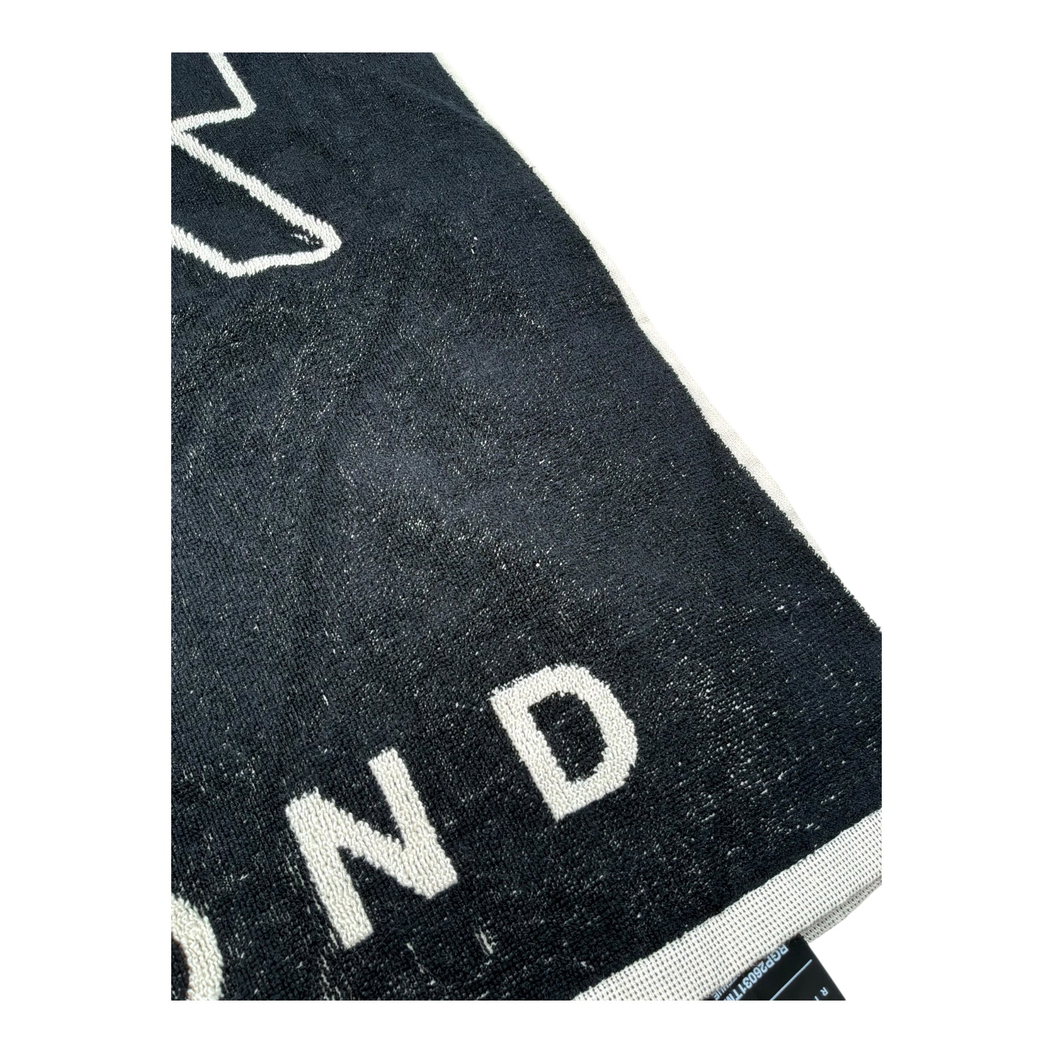 John Richmond Telo Mare Bicolore con Stampa Logo per Bambino RBP26028TM NERO JOHN RICHMOND 