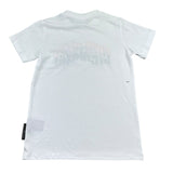 John Richmond T-Shirt Girocollo Tinta Unita con Stampa per Bambino RBP26042TS BIANCO JOHN RICHMOND 