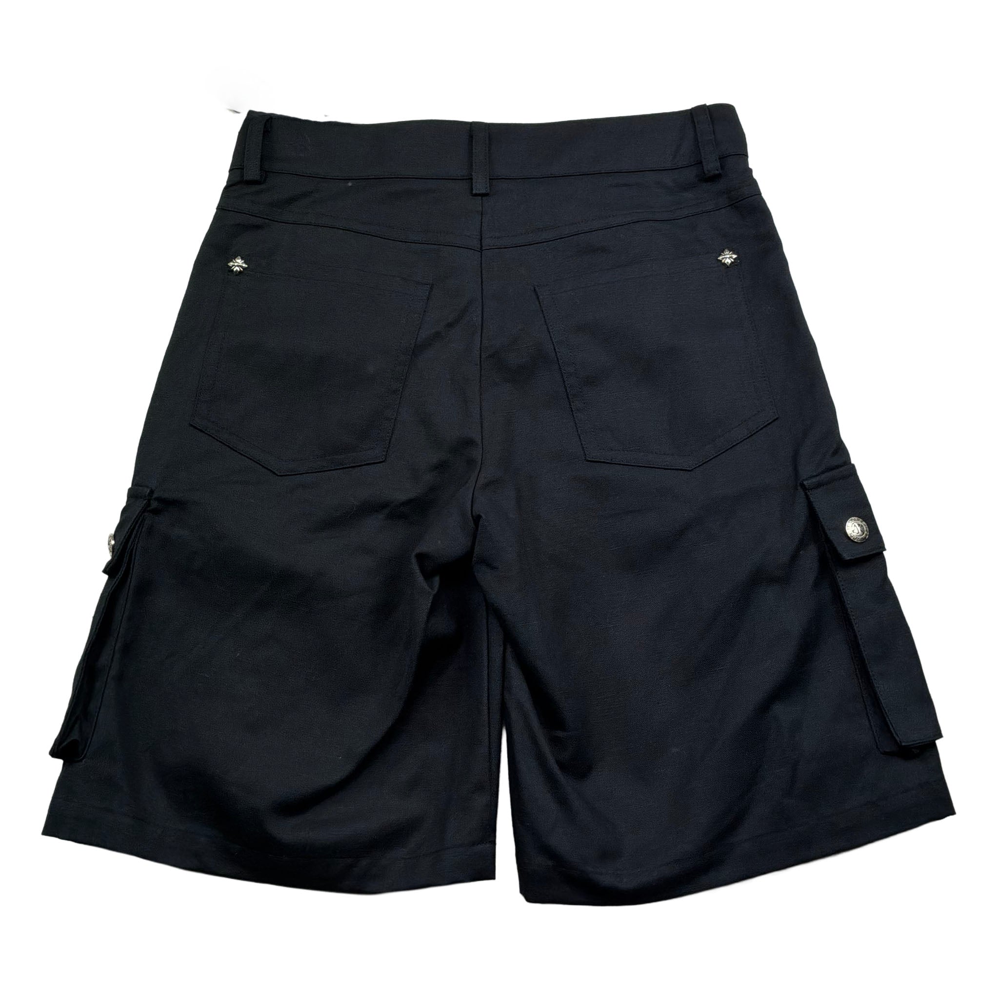 John Richmond Bermuda Tinta Unita con Elastico In Vita per Bambino RBP26046BE NERO JOHN RICHMOND 