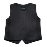 John Richmond Gilet Tinta Unita con Bottoni per Bambino RBP26079GT NERO JOHN RICHMOND 