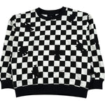 John Richmond Felpa Chiusa Girocollo Bicolore per Bambino RBP26103FE BIANCO/NERO JOHN RICHMOND 