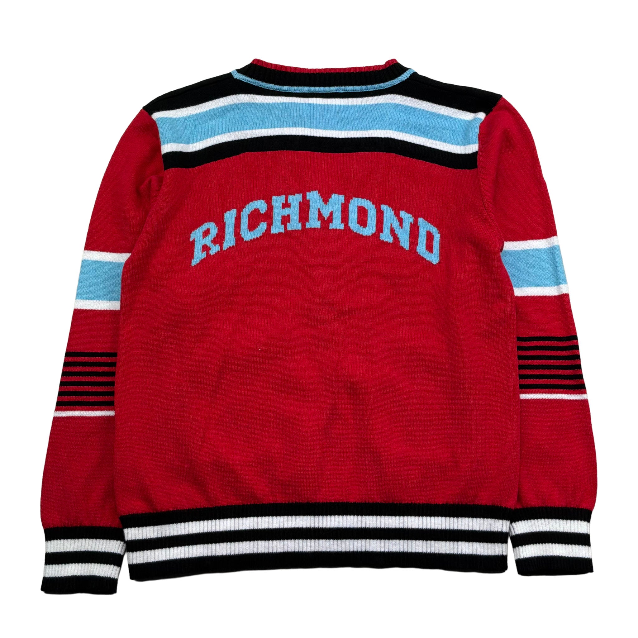 John Richmond Cardigan Tinta Unita con Stampa per Bambino RBP26127CD ROSSO JOHN RICHMOND 