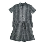 John Richmond Completo 2 Pezzi Camicia-Bermuda per Bambino RBP26159CE NERO JOHN RICHMOND 