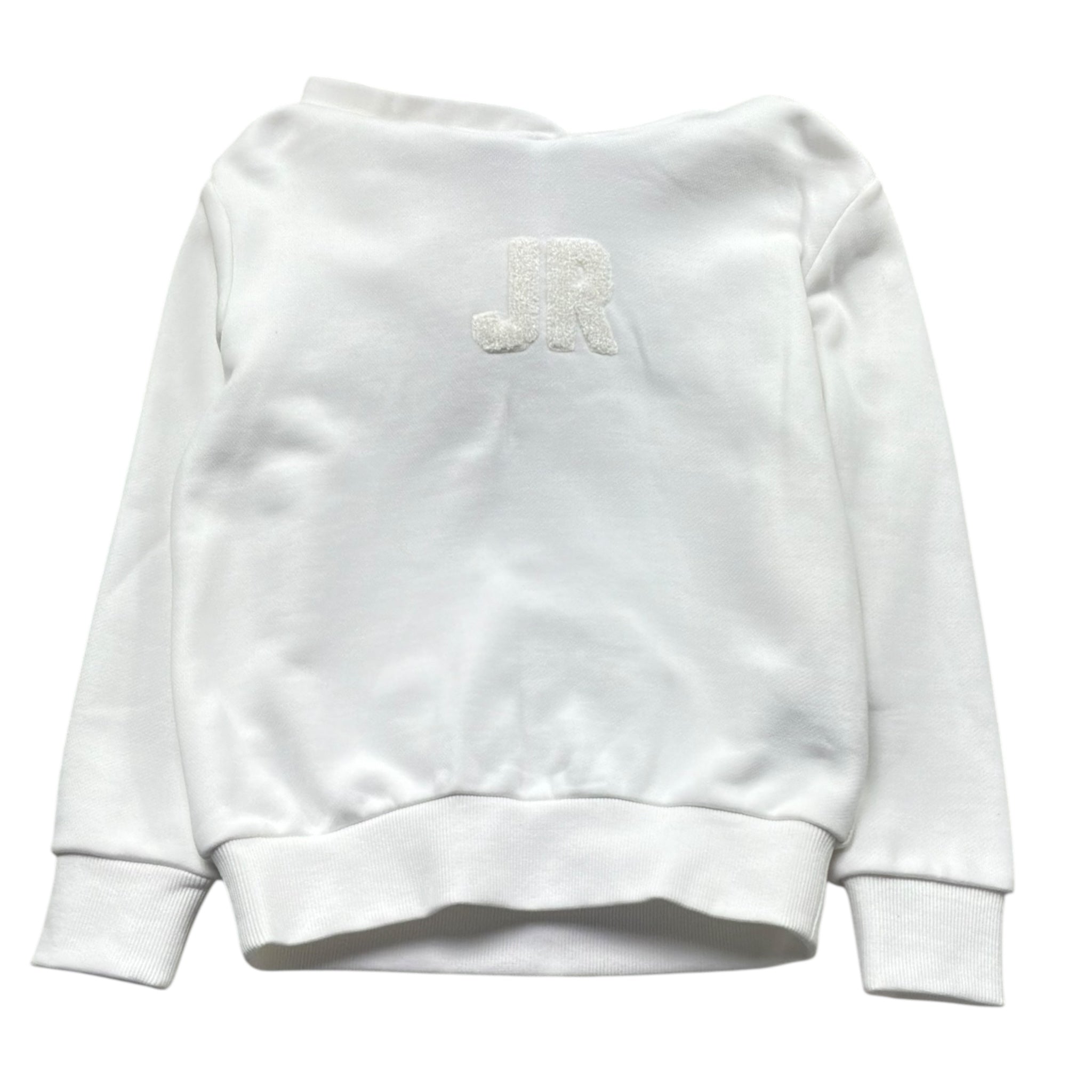 John Richmond Felpa Chiusa con Cappuccio Tinta Unita per Bambino RBP26190FE BIANCO JOHN RICHMOND 