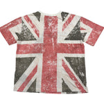 John Richmond T-Shirt Girocollo Tinta Unita con Stampa Bandiera per Bambino RBP26198TS PANNA JOHN RICHMOND 