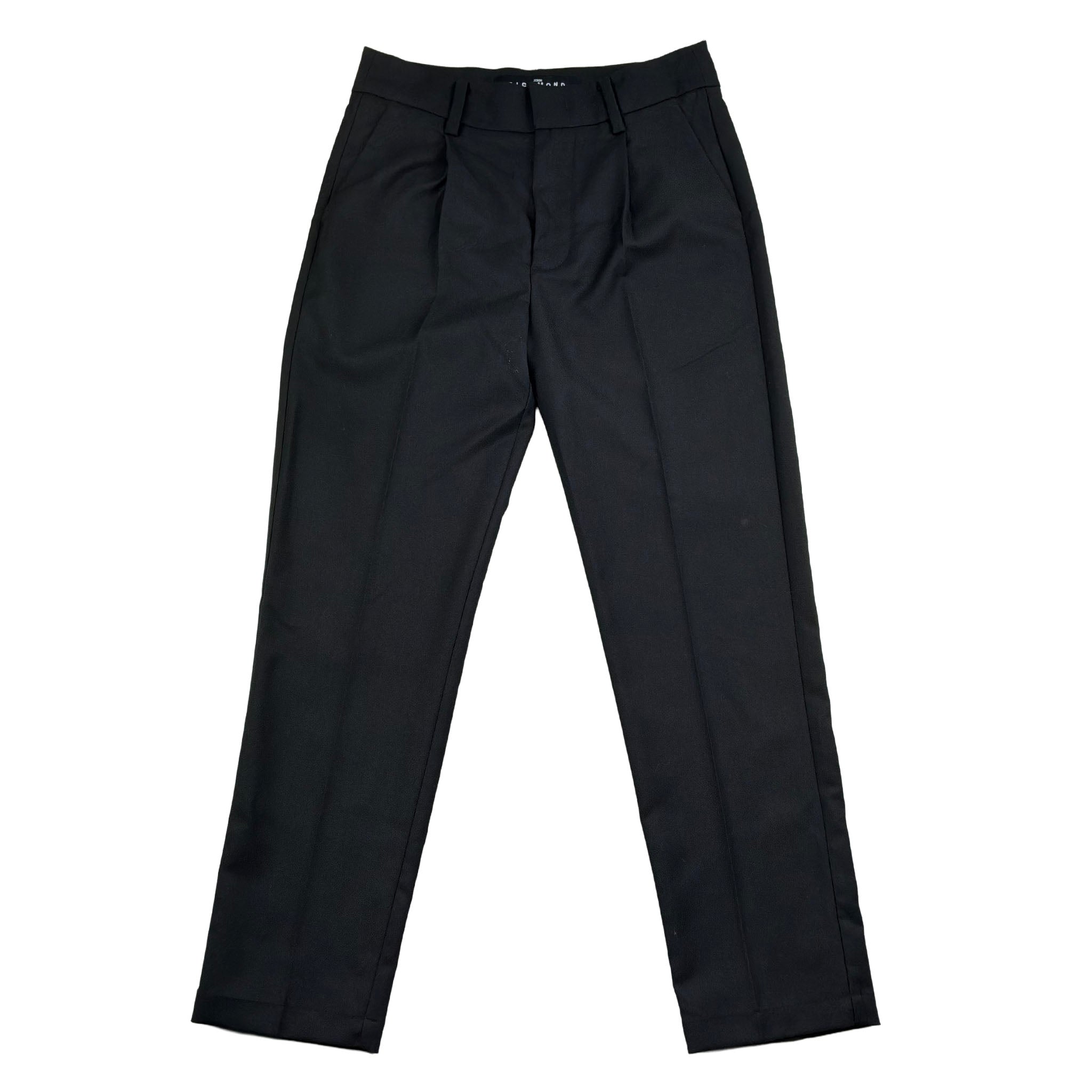 John Richmond Pantalone Tinta Unita con Girovita Regolabile per Bambino RBP26207PA NERO JOHN RICHMOND 