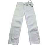 John Richmond Jeans Tinta Unita con Catena per Bambino RBP26227PA BIANCO JOHN RICHMOND 