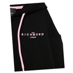John Richmond Felpa con Zip E Cappuccio Tinta Unita con Stampa per Bambina RGP25001FE NERO JOHN RICHMOND 