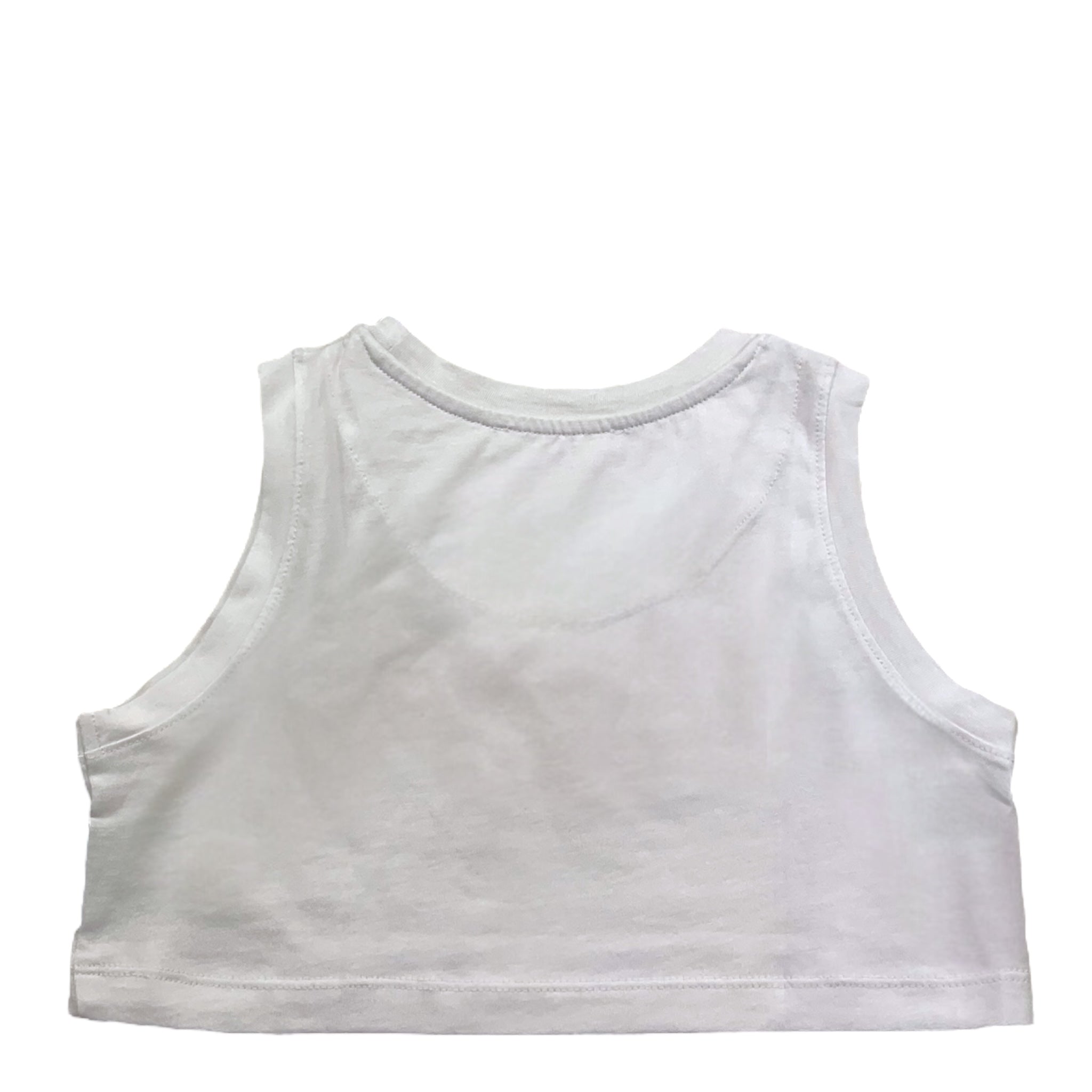 John Richmond Top Tinta Unita con Stampa per Bambina RGP25088TO BIANCO JOHN RICHMOND 
