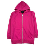 John Richmond Felpa con Zip E Cappuccio Tinta Unita per Bambina RGP26001FEA FUXIA JOHN RICHMOND 