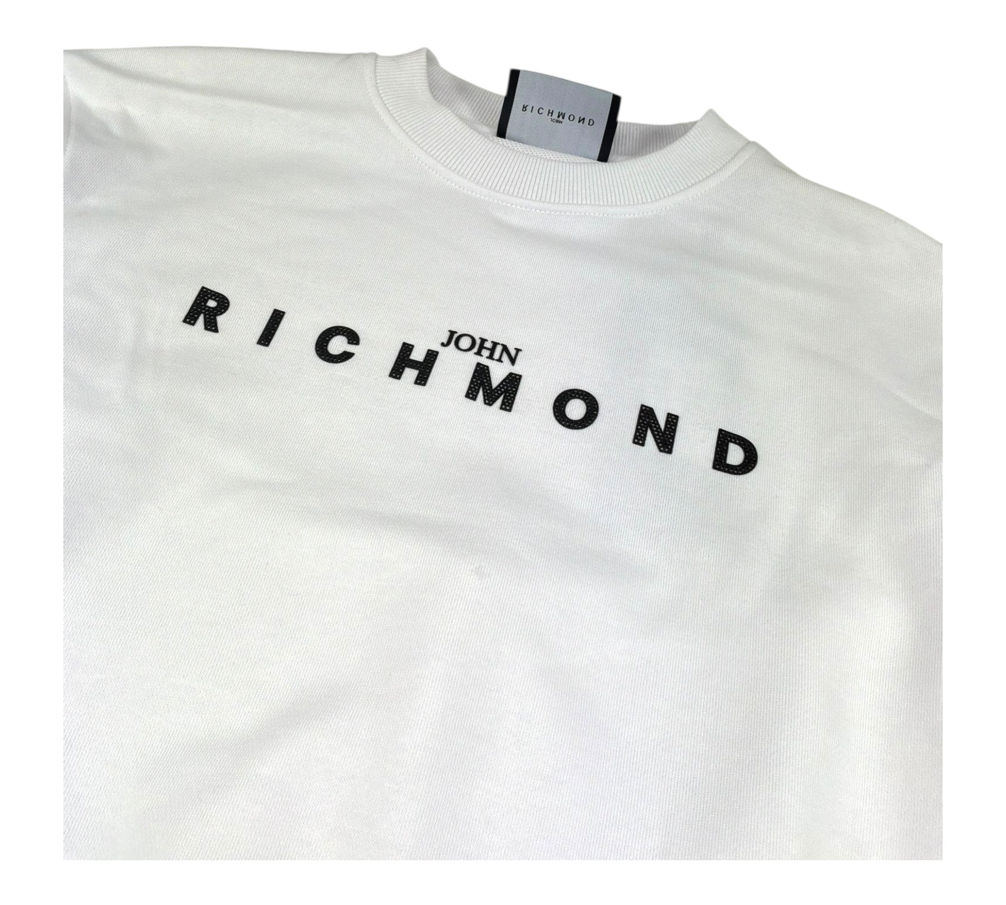 John Richmond Completo 2 Pezzi Felpa-Pantalone A Zampa per Bambina RGP26014CF BIANCO/NERO JOHN RICHMOND 