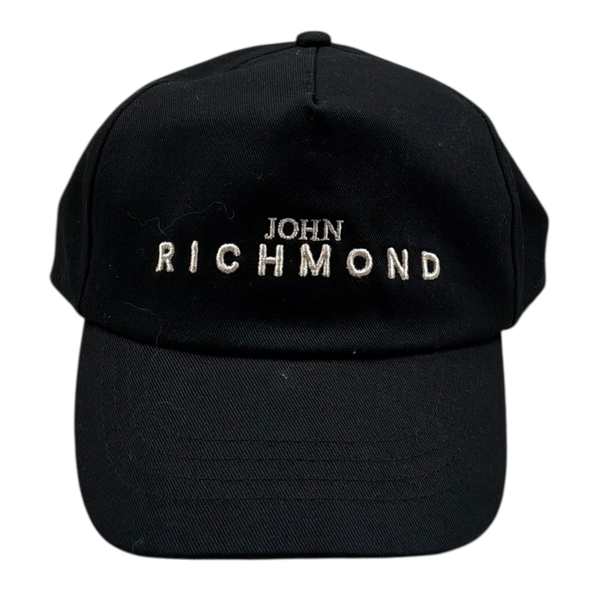 John Richmond Cappello con Visiera Tinta Unita con Logo per Bambina RGP26027BT NERO JOHN RICHMOND 