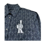John Richmond Camicia Manica Lunga Tinta Unita per Bambino RGP26055CA NERO JOHN RICHMOND 