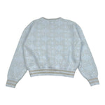 John Richmond Maglia Tinta Unita con Stampa E Fantasia per Bambina RGP26063MA AZZURRO JOHN RICHMOND 