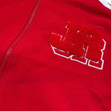 John Richmond Felpa Tinta Unita con Zip per Bambina RGP26093FE ROSSO JOHN RICHMOND 