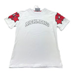 John Richmond T-Shirt Girocollo Tinta Unita con Stampa per Bambino RGP26098VE BIANCO JOHN RICHMOND 