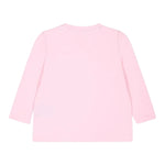 John Richmond Shirt Girocollo Tinta Unita con Stampa per Bambina RIA24054TS ROSA JOHN RICHMOND 