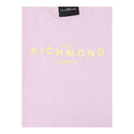 John Richmond T-Shirt Girocollo Tinta Unita con Stampa per Neonata RIP25002TSX LILLA JOHN RICHMOND 