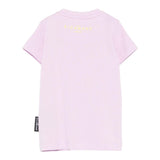 John Richmond T-Shirt Girocollo Tinta Unita con Stampa per Neonata RIP25002TSXXX LILLA JOHN RICHMOND 