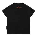 John Richmond T-Shirt Girocollo Tinta Unita con Stampa per Neonato RIP25014TSXXX NERO JOHN RICHMOND 