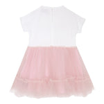 John Richmond Abito Mezza Manica Bicolore con Gonna Tulle per Neonata RIP25043VE BIANCO/ROSA JOHN RICHMOND 