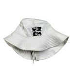 John Richmond Cappello Pescatore Tinta Unita con Logo per Bambina RIP26031HA BIANCO JOHN RICHMOND 