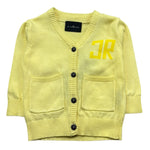 John Richmond Cardigan Tinta Unita con Logo per Neonata RIP26032MA GIALLO JOHN RICHMOND 