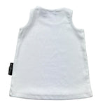 John Richmond Canotta Gircllo Tinta Unita con Logo per Neonato RIP26037CN BIANCO JOHN RICHMOND 