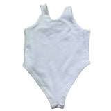 John Richmond Costume Intero Tinta Unita con Logo per Neonata RIP26039CO BIANCO JOHN RICHMOND 