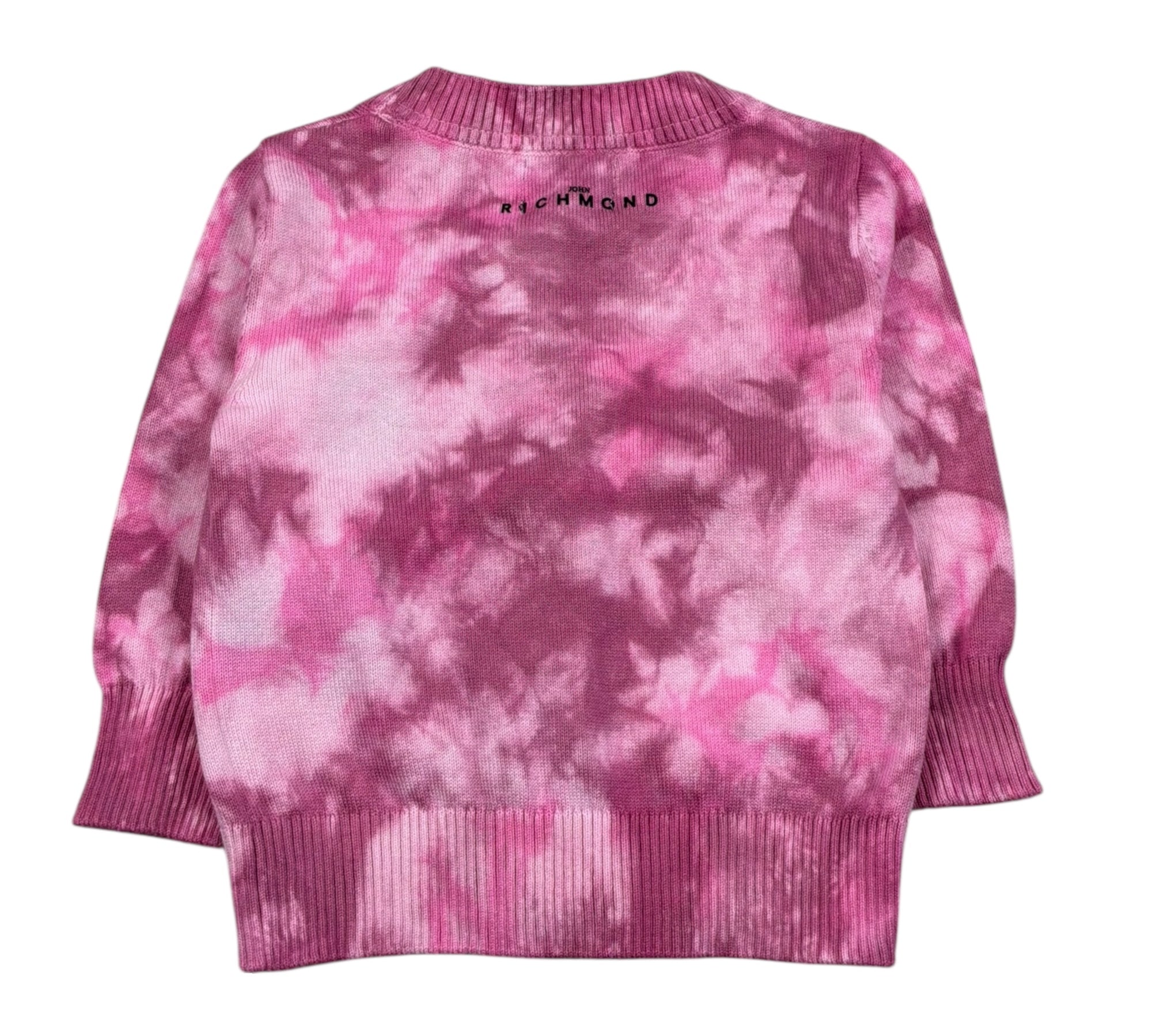 John Richmond Cardigan Tinta Unita con Logo per Neonata RIP26051CD ROSA JOHN RICHMOND 