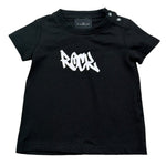 John Richmond T-Shirt Girocollo Tinta Unita con Stampa per Neonato RIP26055TS NERO JOHN RICHMOND 