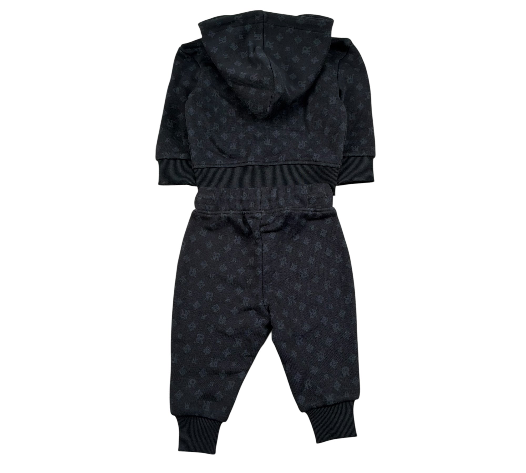 John Richmond Completo 2 Pezzi Felpa-Pantaloni per Neonato RIP26116CF NERO JOHN RICHMOND 