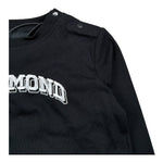 John Richmond Shirt Girocollo Tinta Unita con Stampa per Neonato RIP26130TS NERO JOHN RICHMOND 